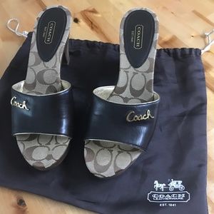 Vintage Coach mules